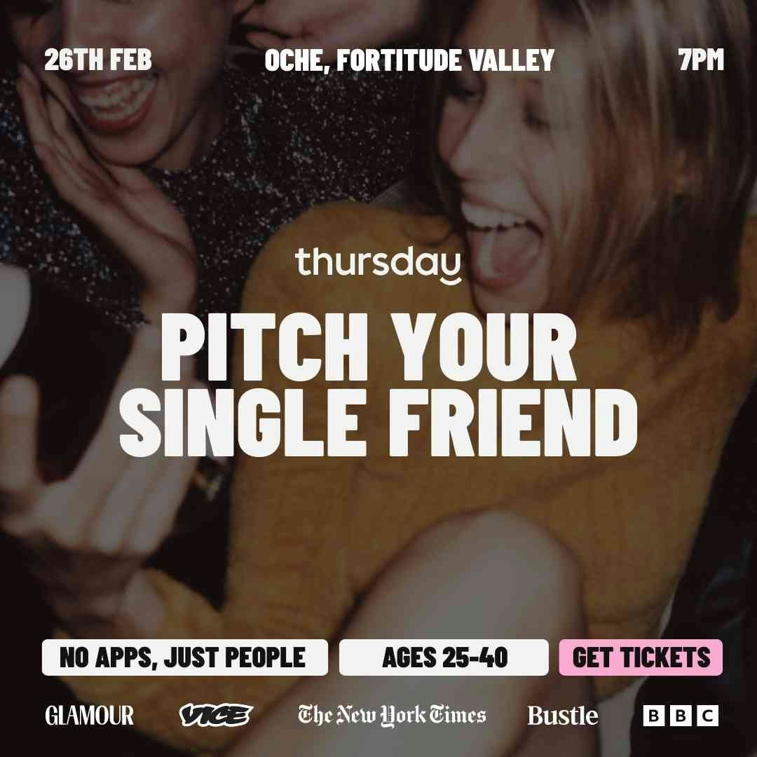 Thursday | Pitch Your Single Friend @ Oche (25-40) | Fortitude Valley