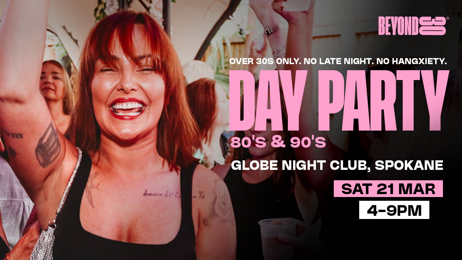 80s & 90s Over 30s Daytime Clubbing – SPOKANE🕺🏽