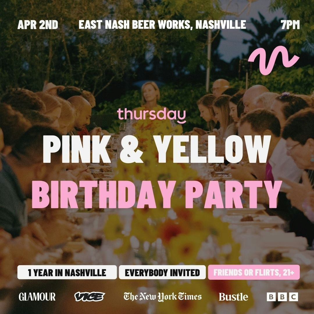 Thursday | Pink & Yellow Birthday Party | Nashville