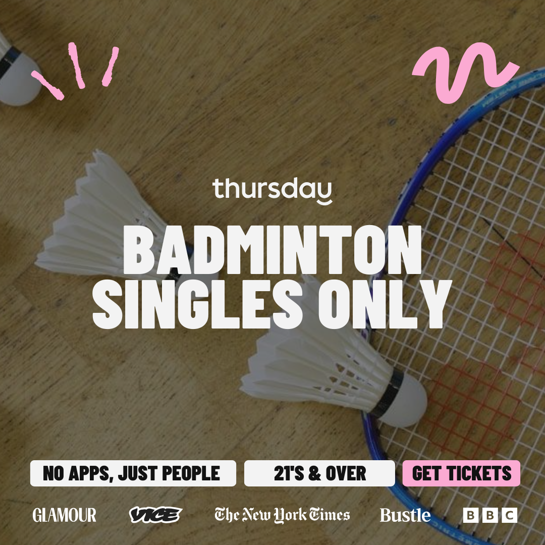 Friday | Singles Indoor Badminton | King’s Cross