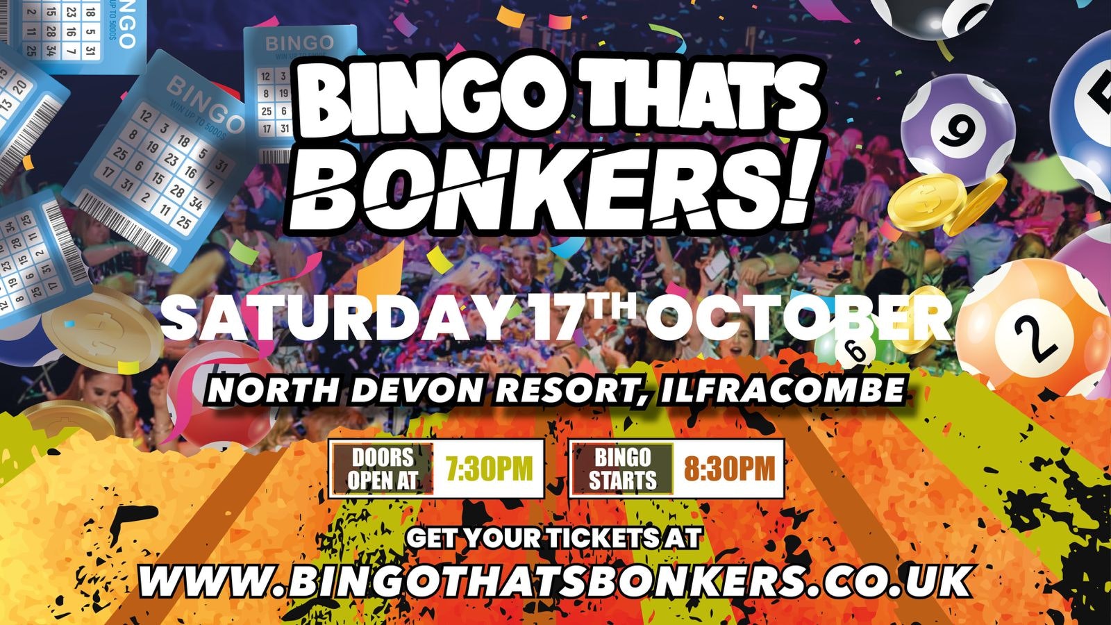 Bingo Thats Bonkers – North Devon Resort, Ilfracombe
