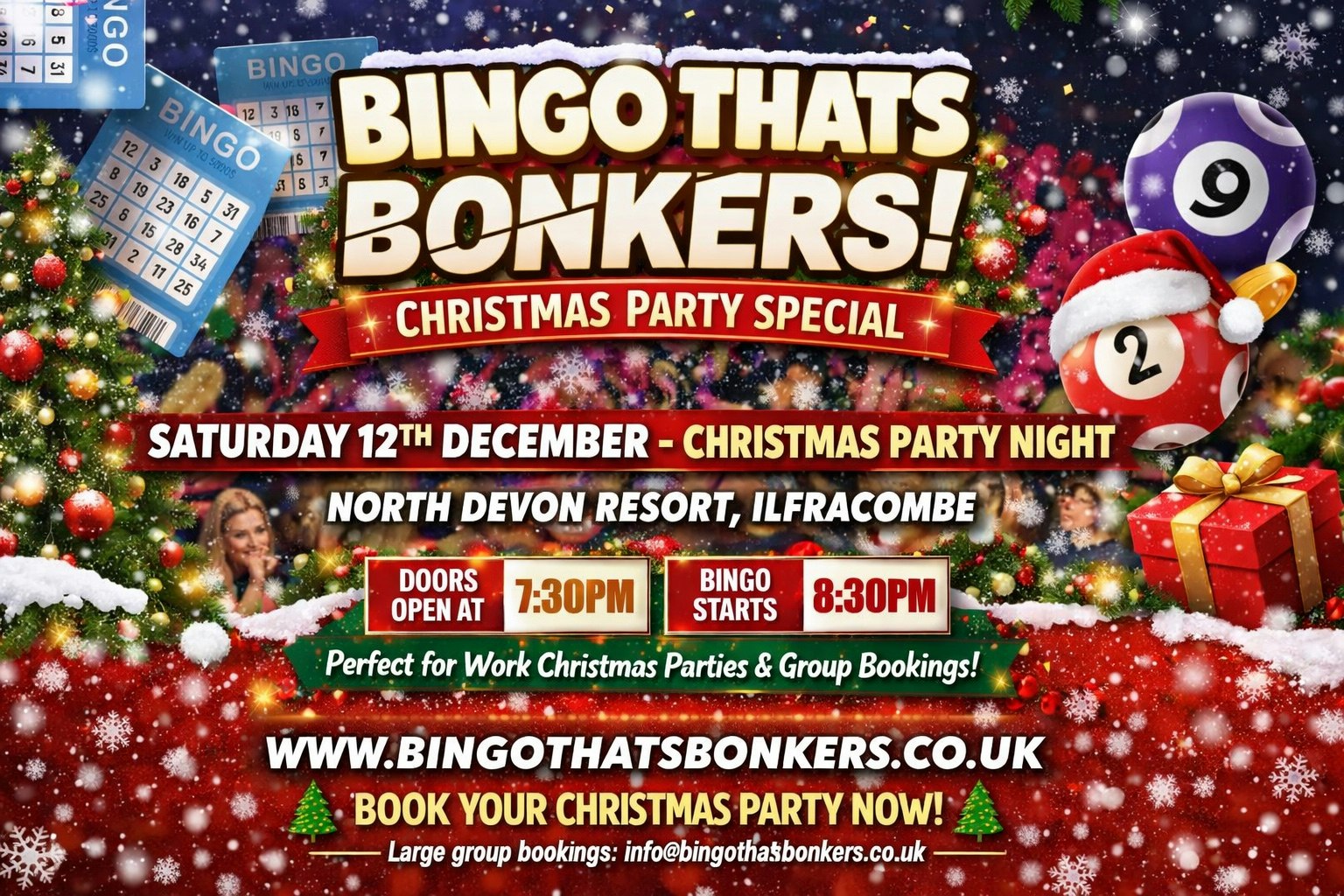 Bingo Thats Bonkers – North Devon Resort, Ilfracombe