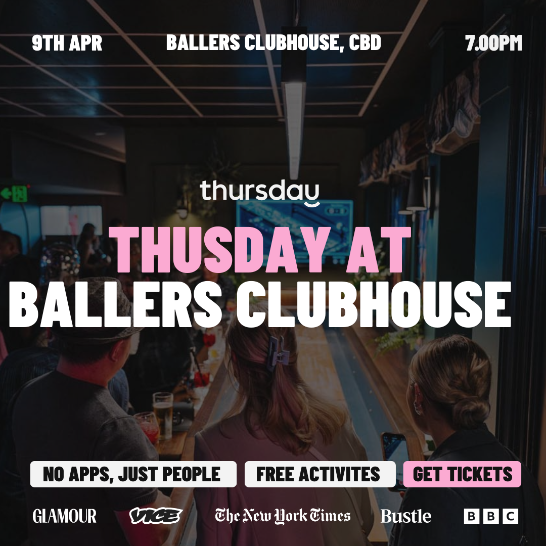 Thursday | Ballers Clubhouse | Adelaide