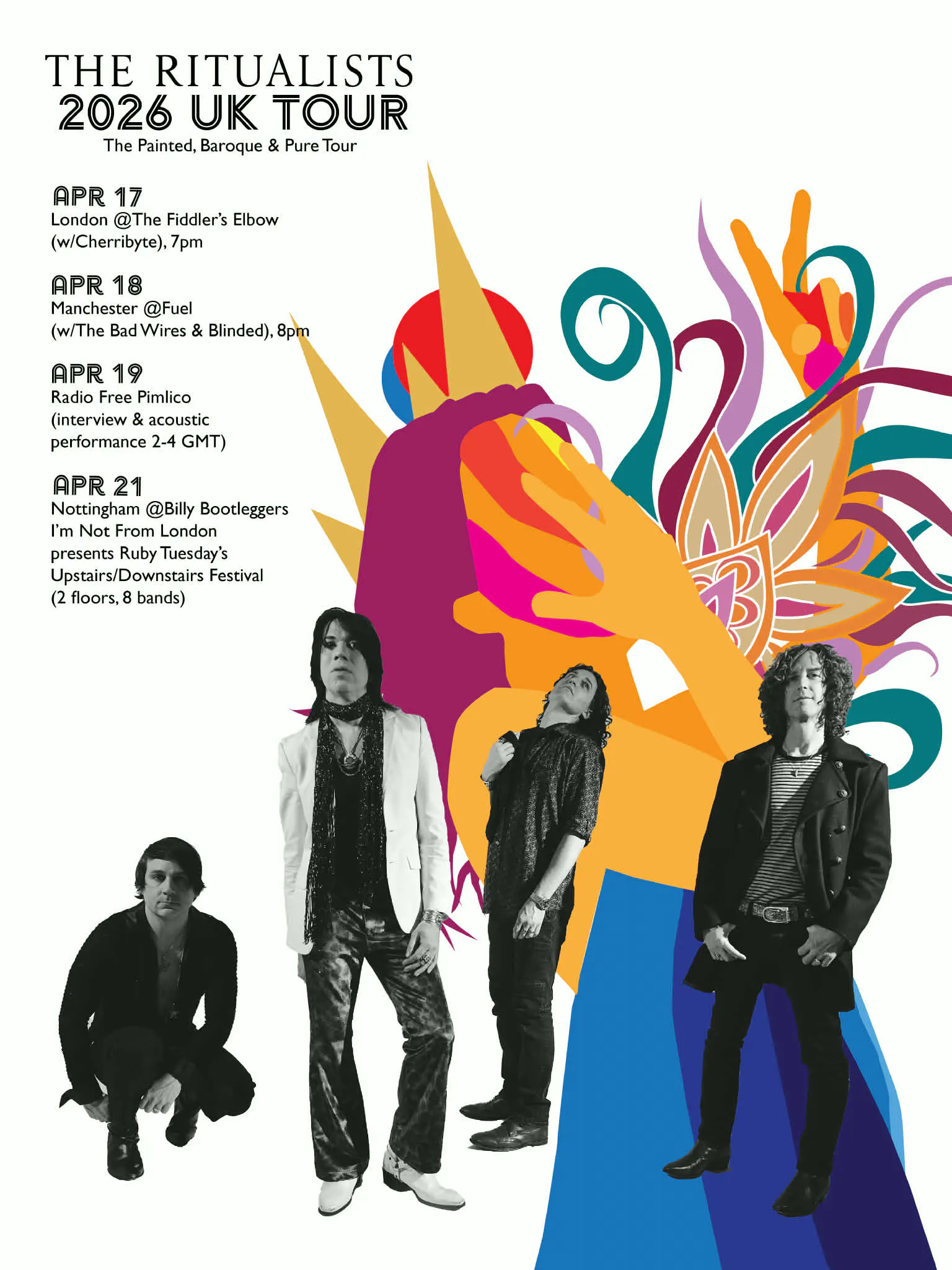 The Ritualists + The Bad Wires + Blinded @Fuel at Fuel, Manchester on 18th Apr 2026