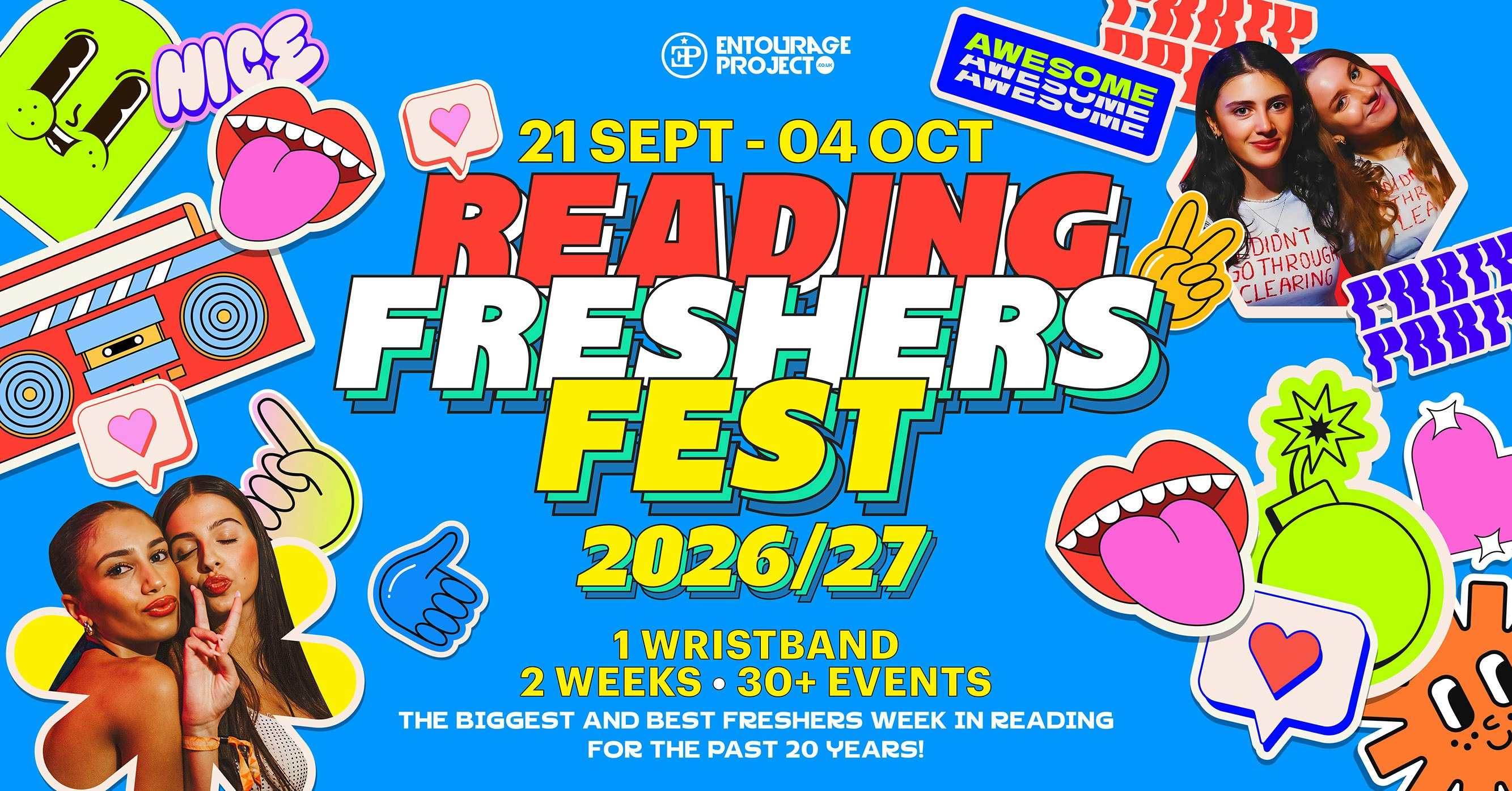 Reading Freshers Fest 26/27 – SIGN UP NOW🎪