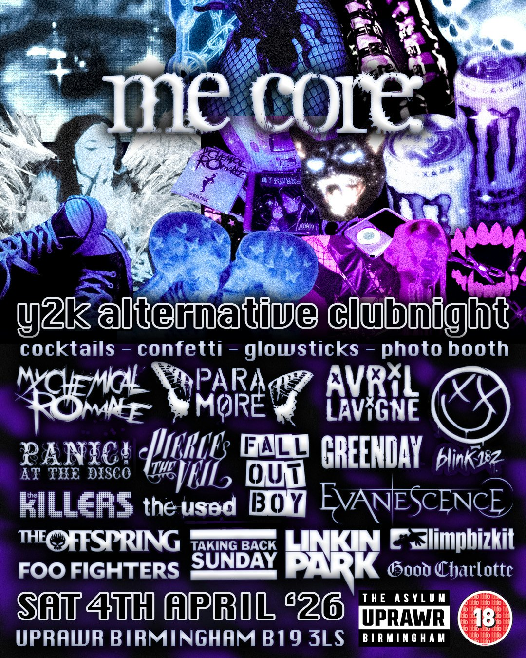 Me Core: Emo & Y2K Alternative Clubnight