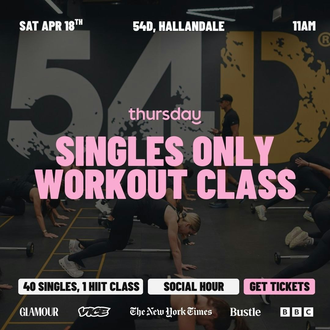 Saturday | Singles Sweat Series 🏋️‍♂️ 54D | Hallandale