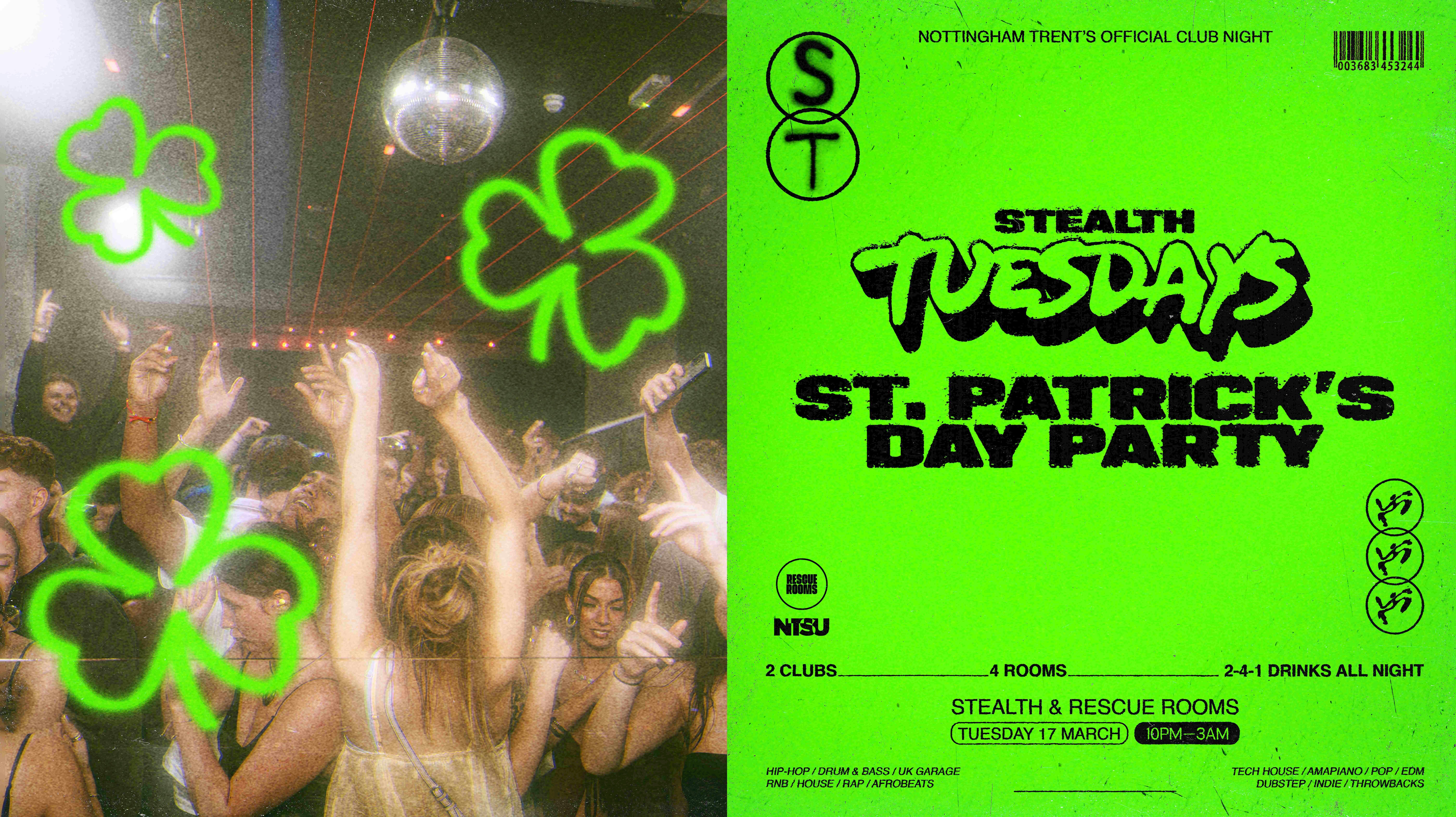 Stealth Tuesdays – ST. PADDY’S DAY SPECIAL ☘️