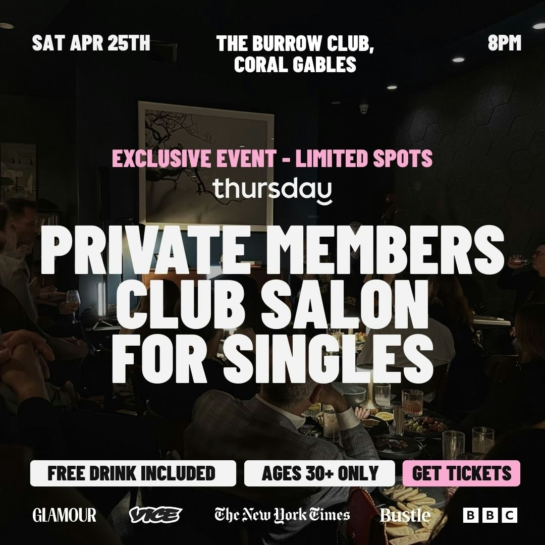 Thursday | The Burrow Club 🐇 | Coral Gables