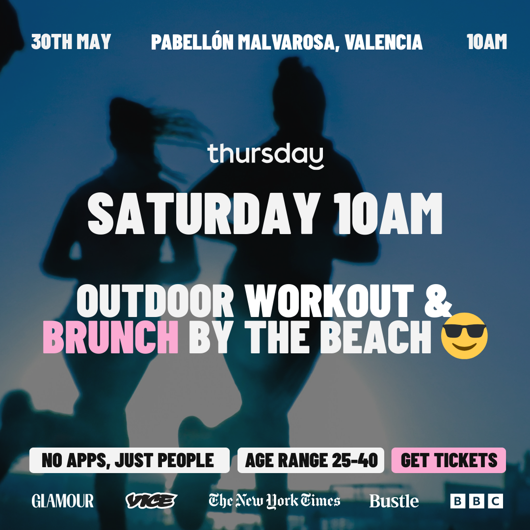 Saturday | Sweat & Chill: Beach Workout + Brunch | Valencia