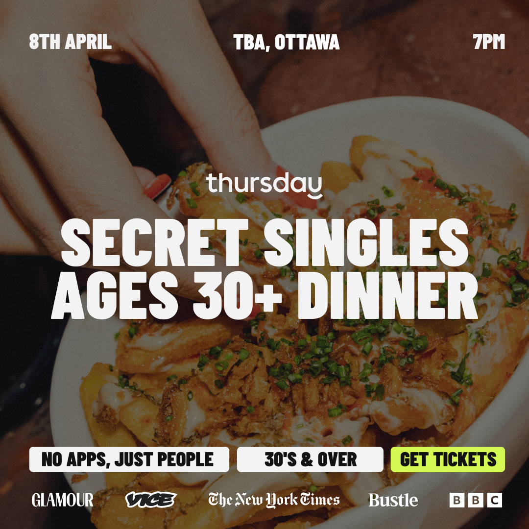 Thursday Dinner | Secret Singles Dinner (30+) | TBA