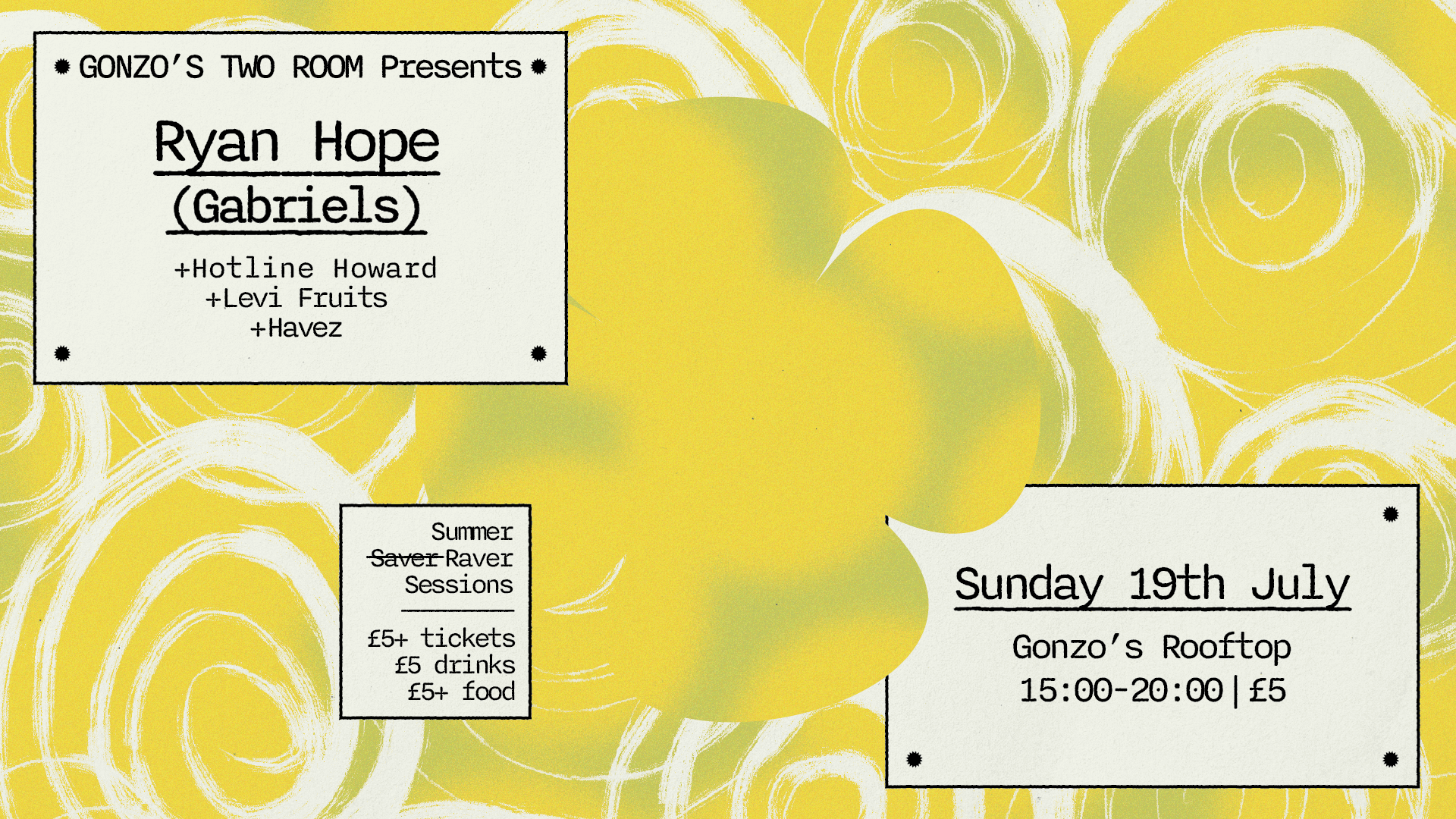 Rooftop Sunday Sessions w Ryan Hope (Gabriels)