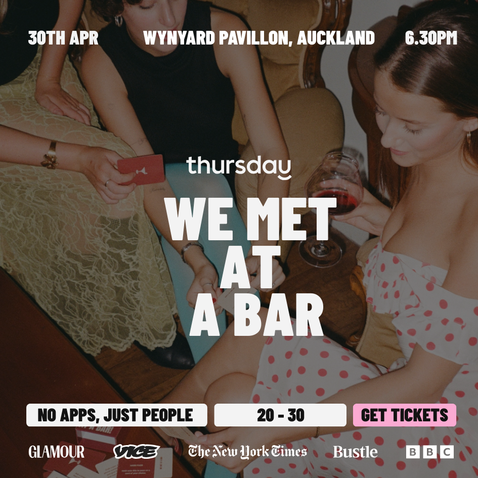 Thursday x WE MET AT A BAR