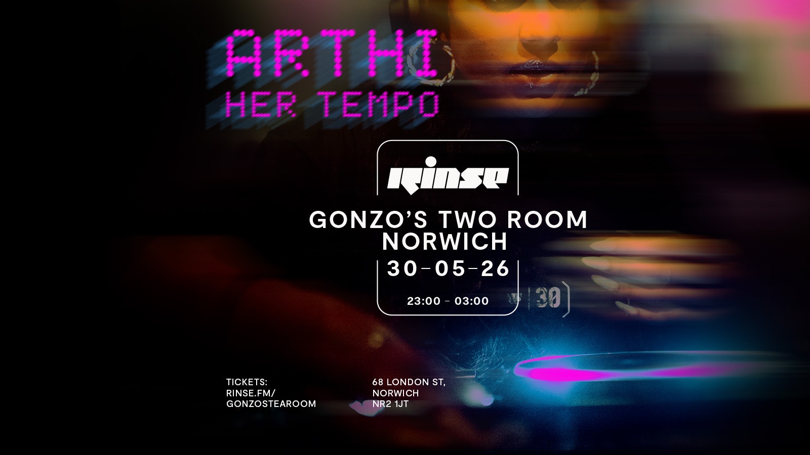Rinse FM w Arthi + Her Tempo