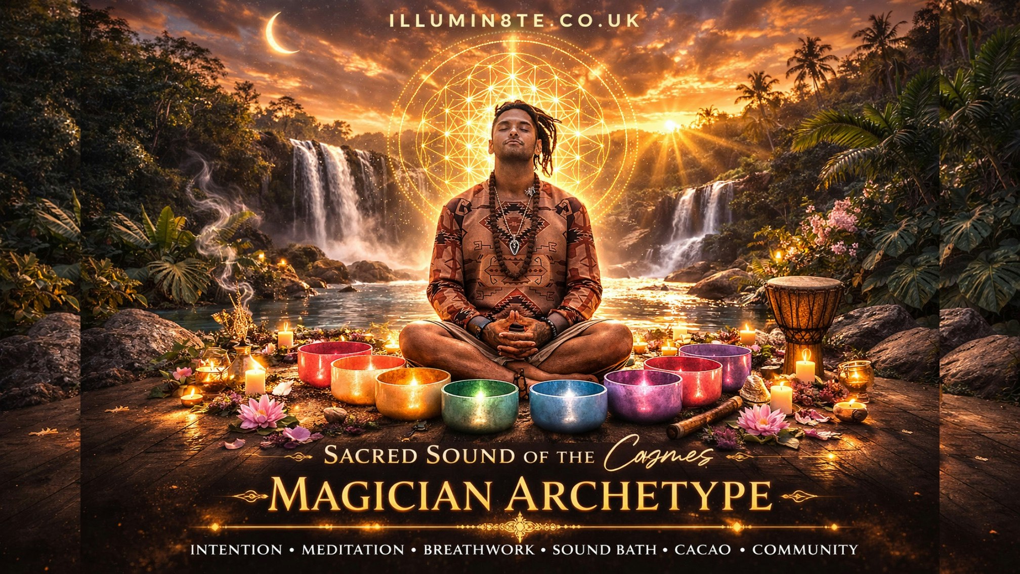 Illumin8te | Sacred Sounds Of The Cosmos | Archetypes | (Sound Bath 26th March) @ THE LIGHTHOUSE 7PM