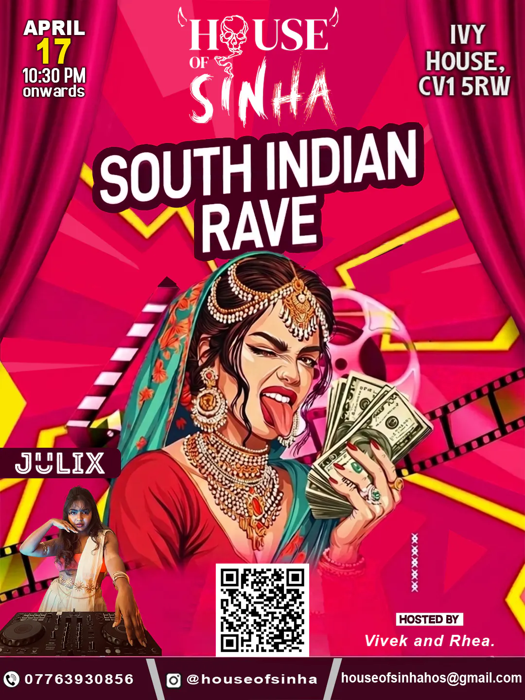 South Indian Rave at Ivy House, Coventry on 17th Apr | Fatsoma
