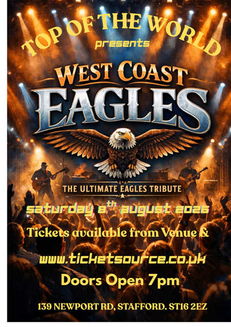 West cost Eagles – The uks number one Eagles tribute