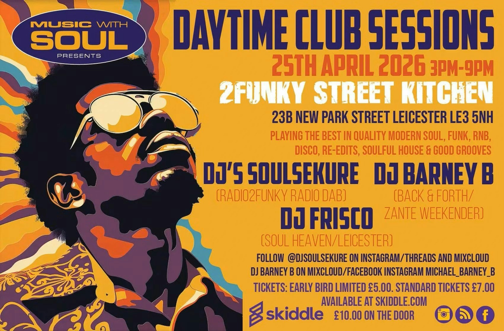 Day Time Club Sessions Music with Soul Event