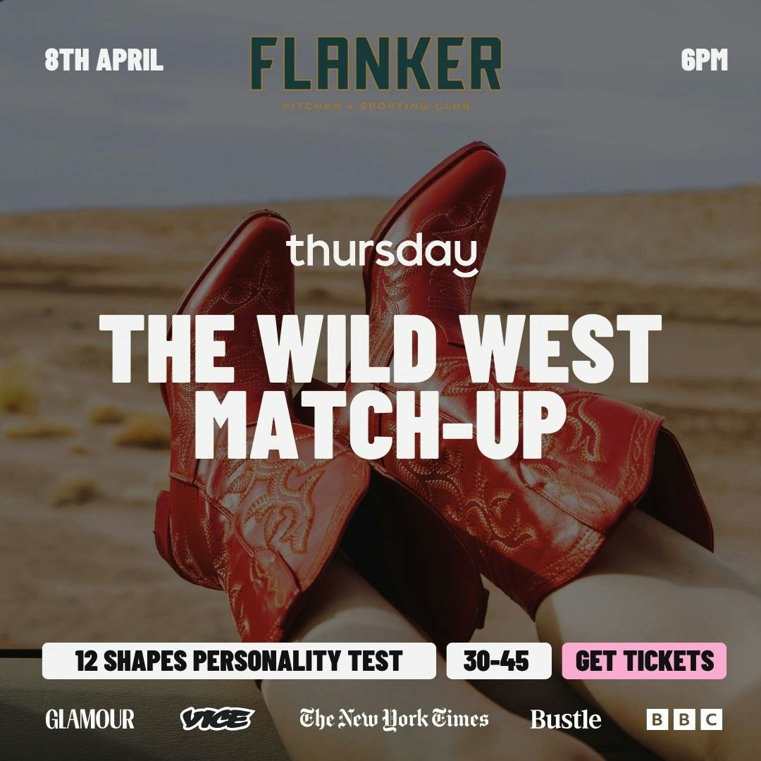 WEDNESDAY | THE WILD WEST MATCH-UP (30-45) | FLANKER
