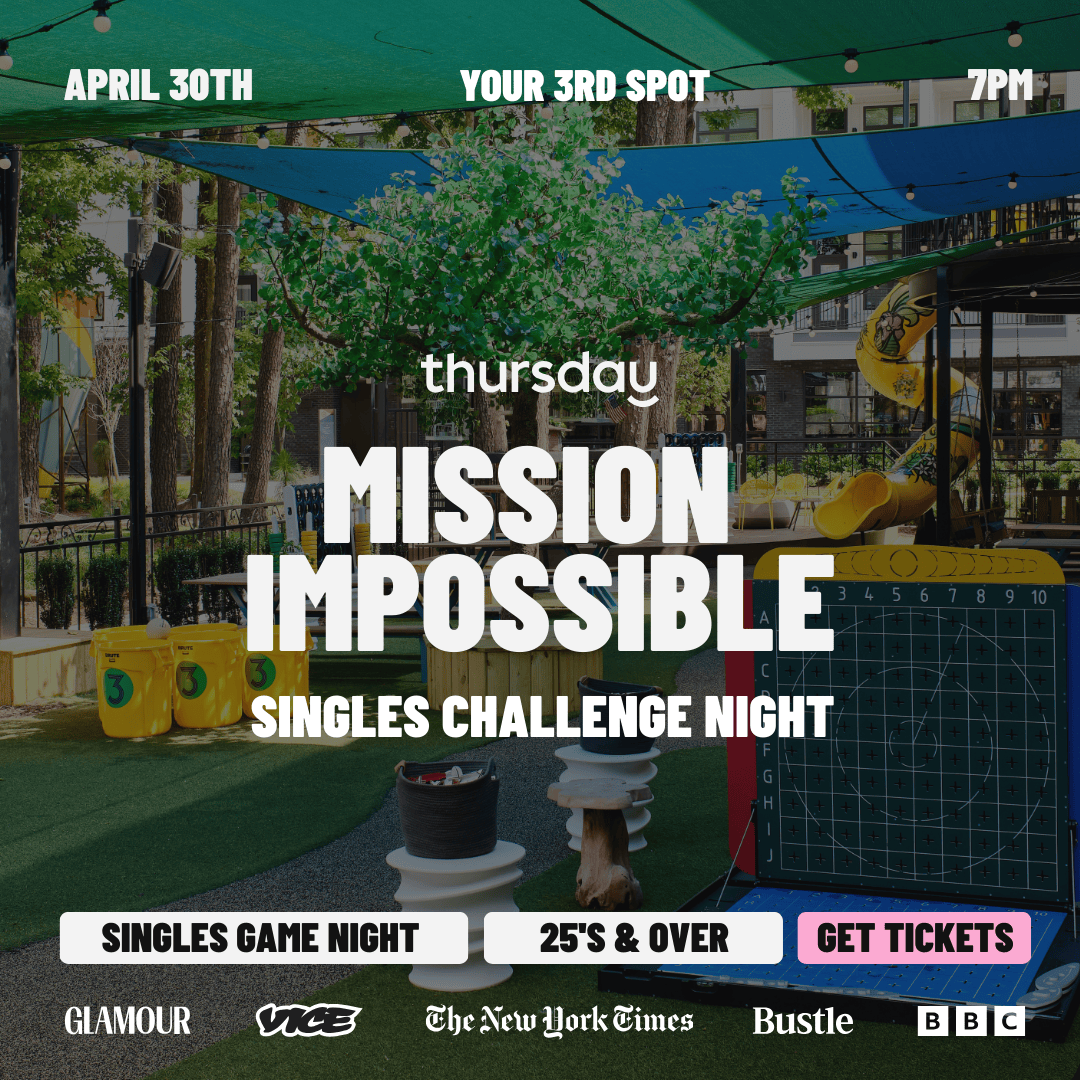 Thursday | Mission Impossible: Singles Challenge Night | Atlanta