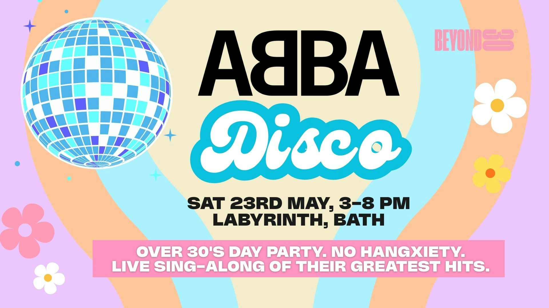 OVER 30s DAYTIME ABBA DISCO – BATH ⭐