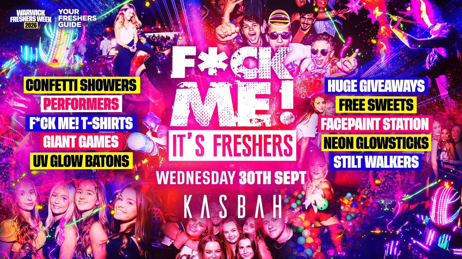 F*CK ME It’s Freshers | Coventry Freshers 2026 & Warwick Freshers 2026