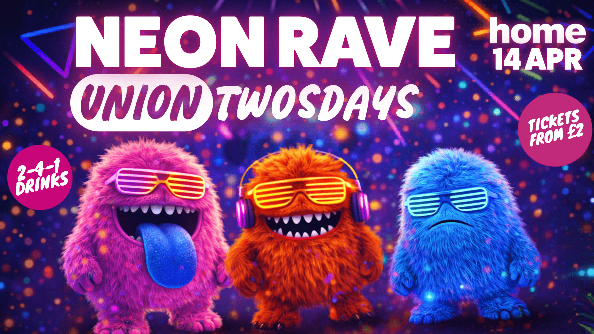 Union Twosdays Presents: Neon Rave🚦