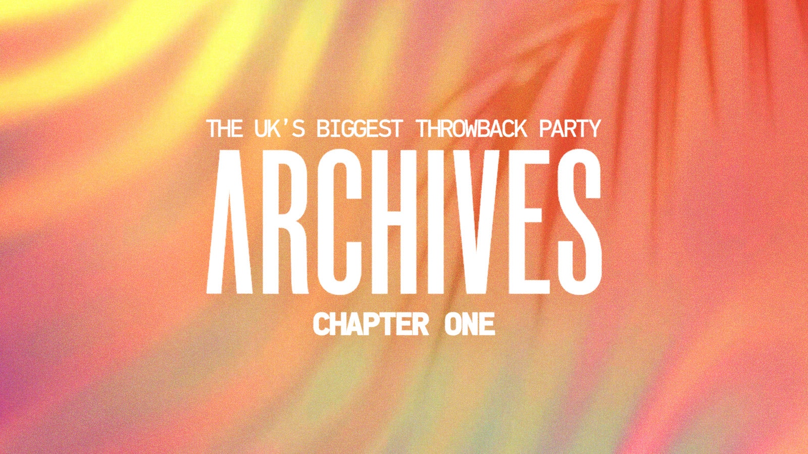 ARCHIVES: CHAPTER ONE | Loughborough Freshers 2026
