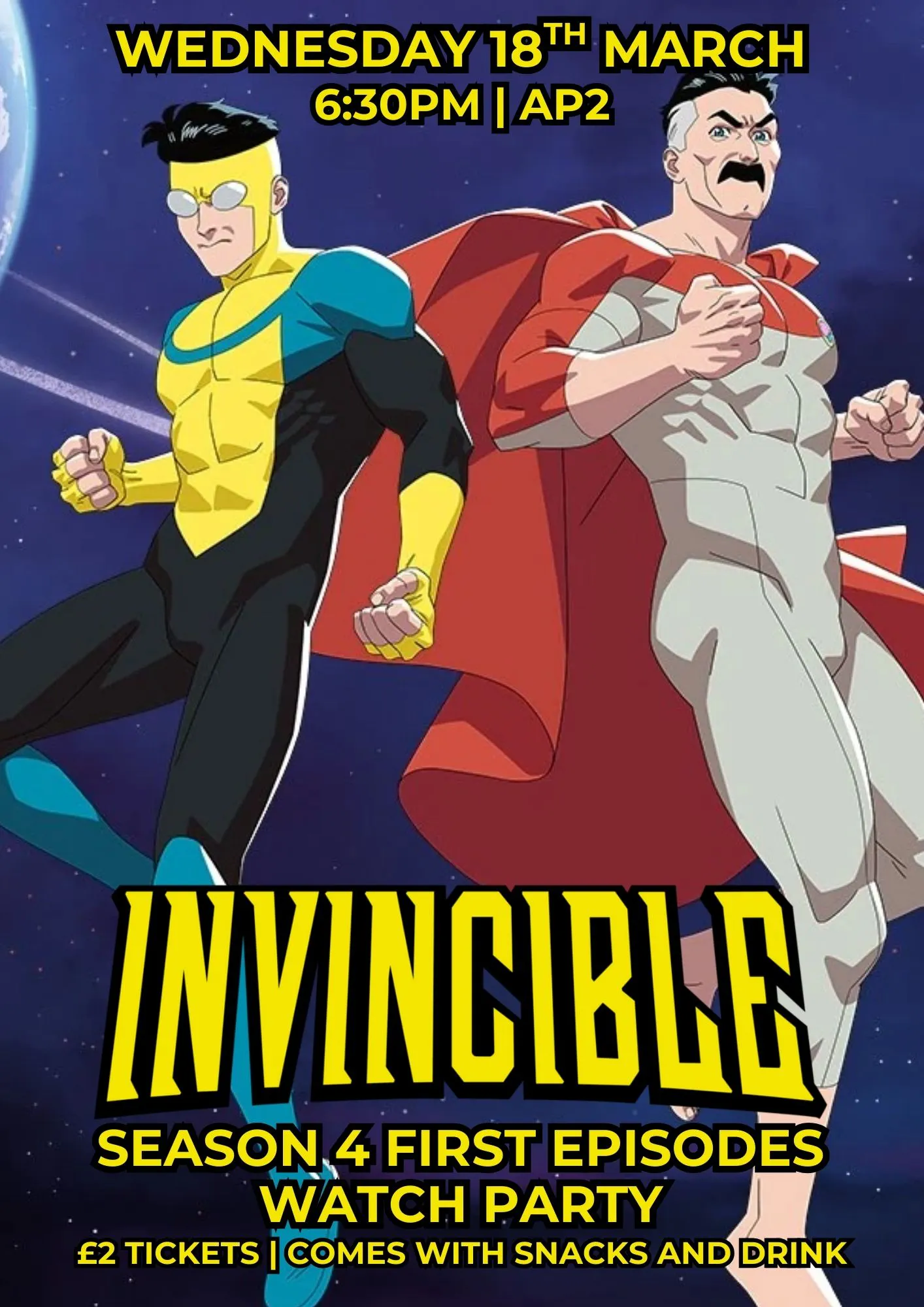 Invincible Season 4 First Episodes Screening - University of Surrey at ...