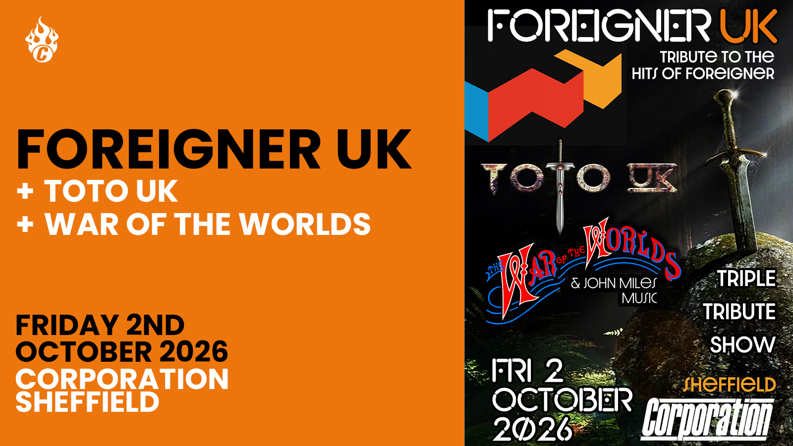 Foreigner, Toto and War of the Worlds