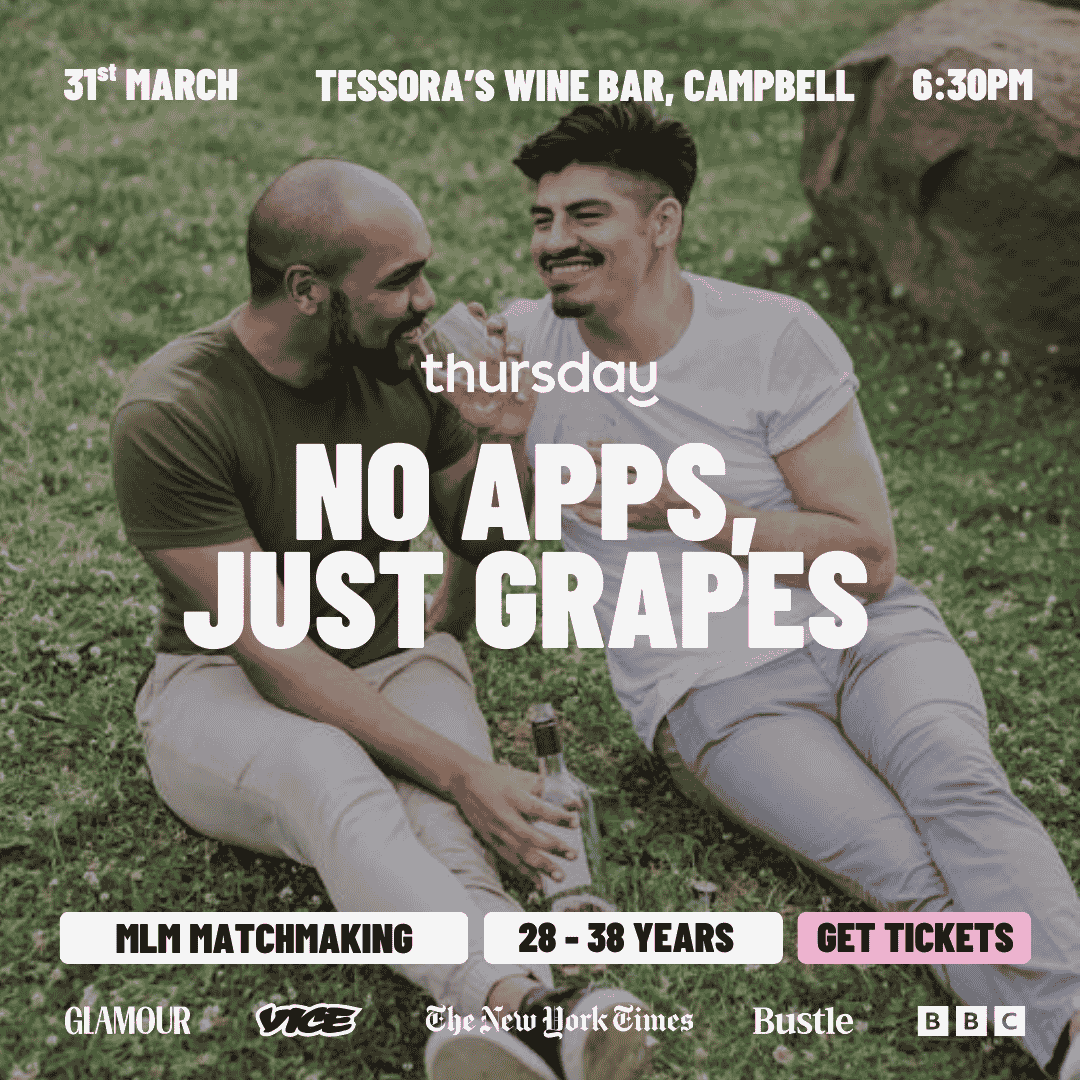 TUESDAY | NO APPS JUST GRAPES MATCHMAKING (28 – 38) | CAMPBELL