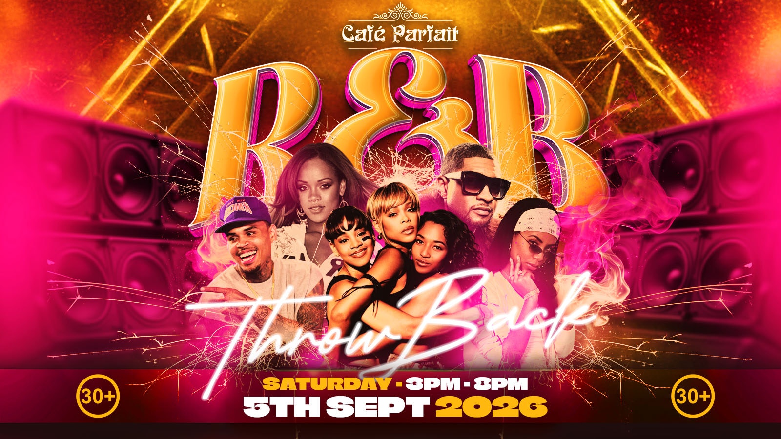 RnB Throwbacks: Over 30’s Day Party with 90’s & 00’s RnB