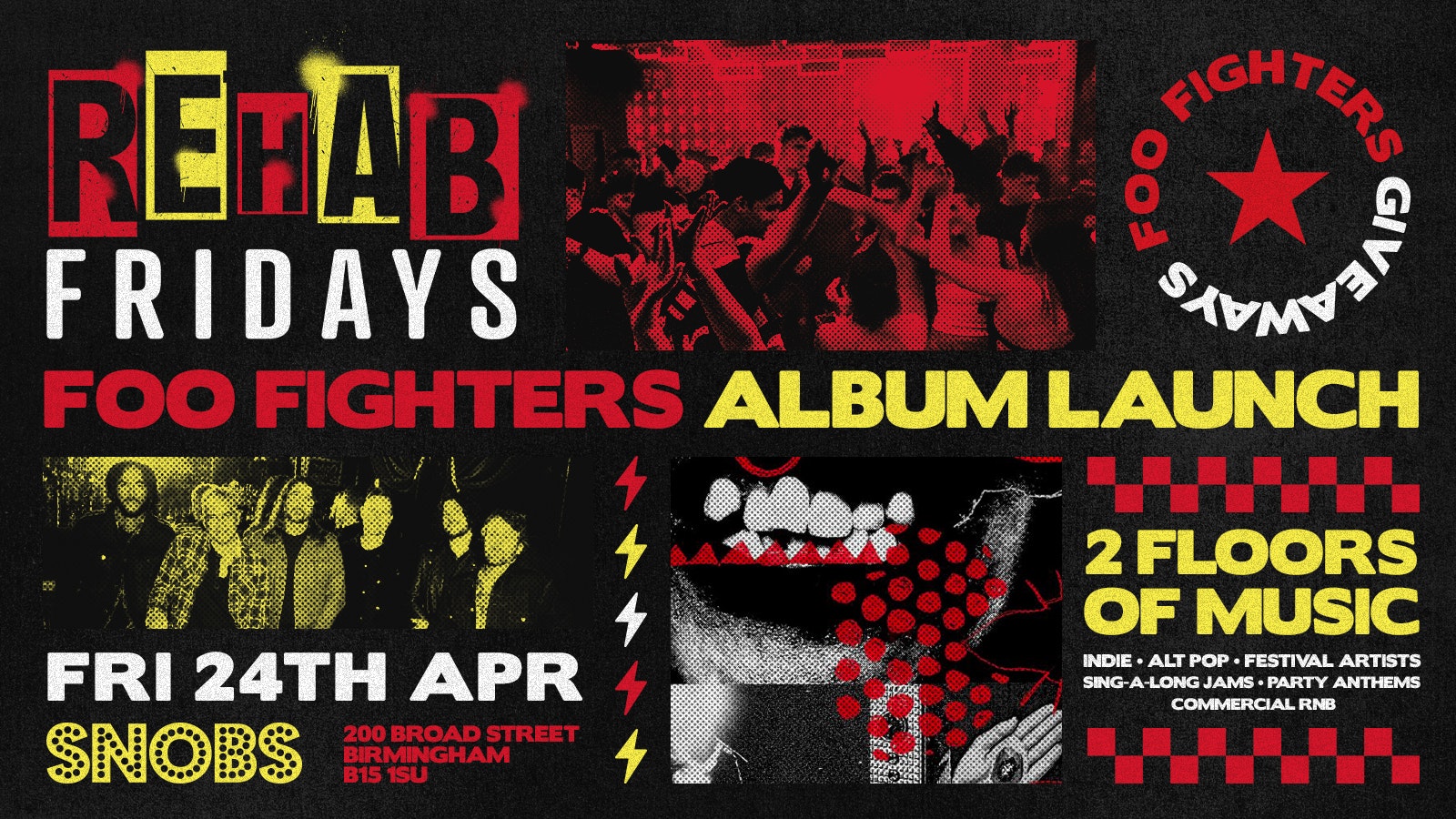 Rehab Friday FOO FIGHTERS ALBUM LAUNCH SPECIAL! 24th April