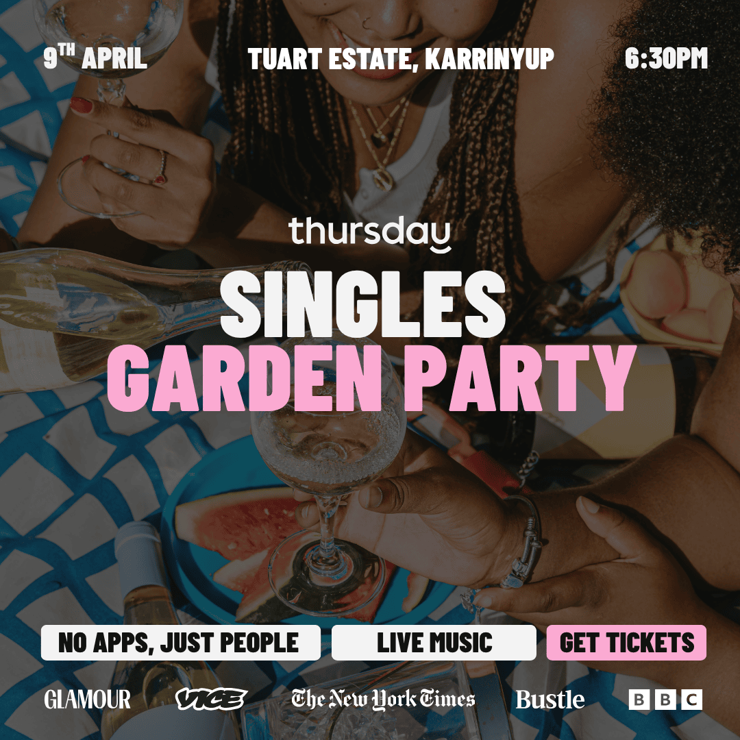 Thursday | Singles Garden Party @ Tuart Estate | Karrinyup (All Ages)