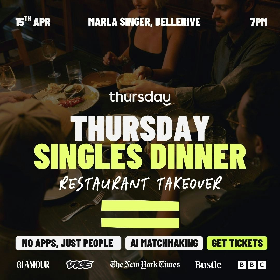 Wednesday | Singles Dinner [35-50] | Marla Singer | Hobart
