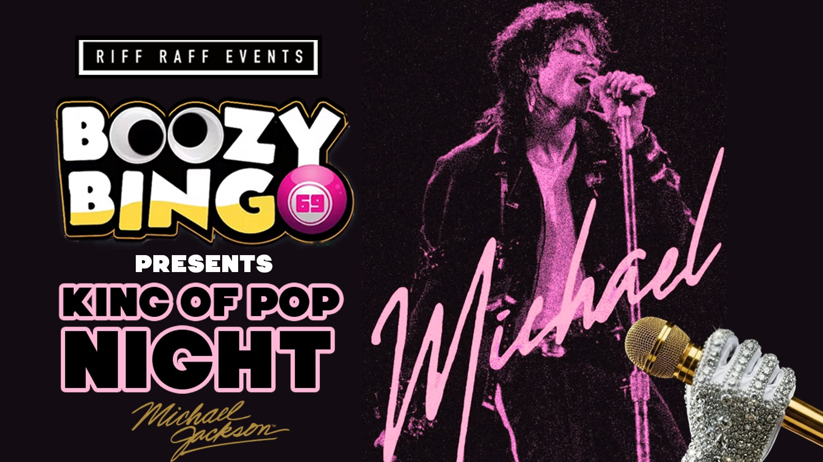 BOOZY BINGO presents KING OF POP MICHAEL JACKSON EDITION 👑🎤 Manchester’s Biggest Student Bingo!