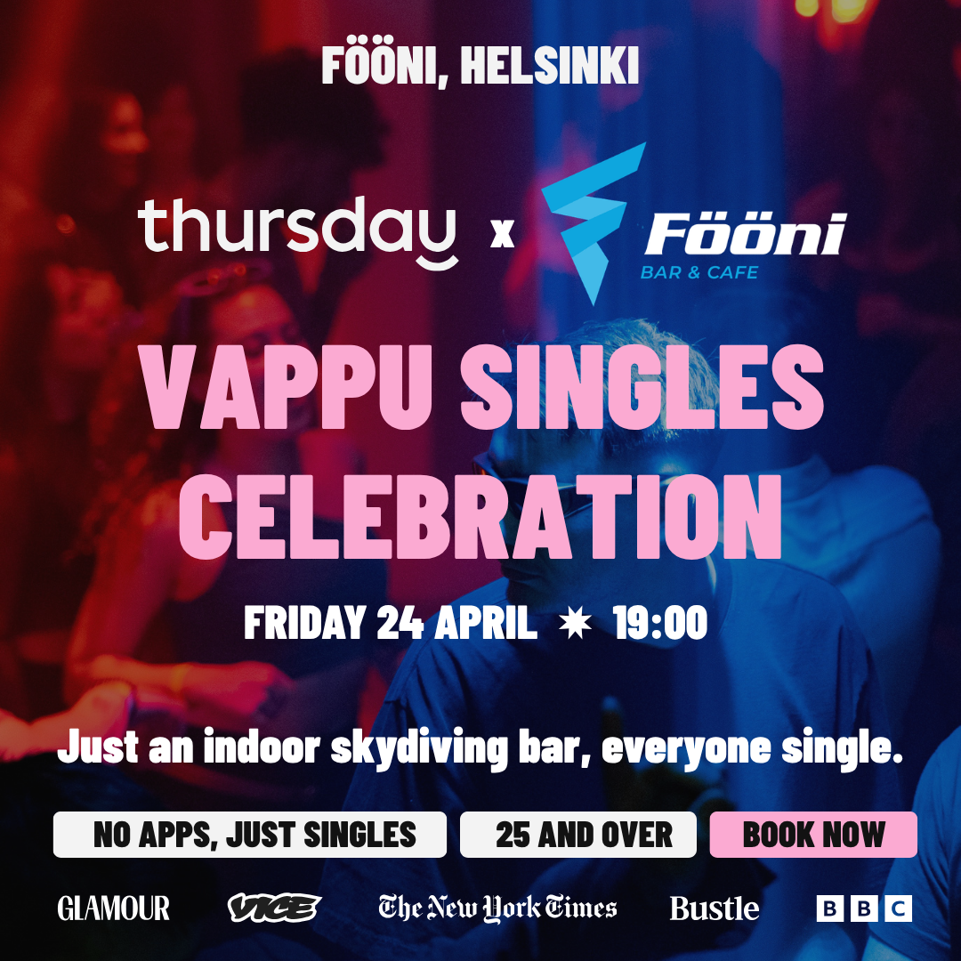 Friday | Vappu Singles Celebration | Fööni (25+) | Helsinki