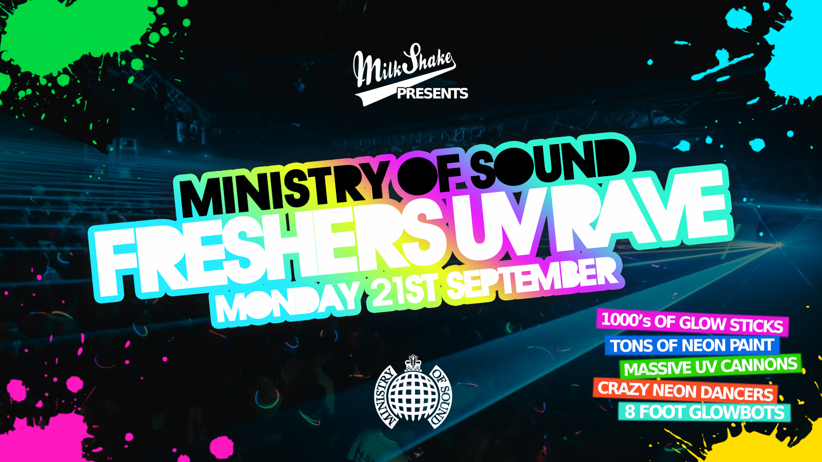 The London Freshers UV Rave 2026 🔋September 21st ⚡ BOOK NOW ⚡ [LONDON FRESHERS WEEK 2026]