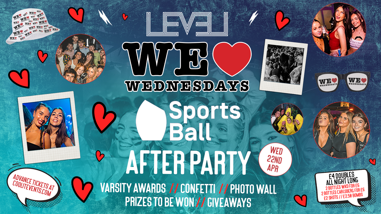 WE LOVE ❤️ WEDNESDAYS – SPORTS BALL AFTER PARTY! LIVERPOOL’S LEGENDARY WEDNESDAY NIGHT!