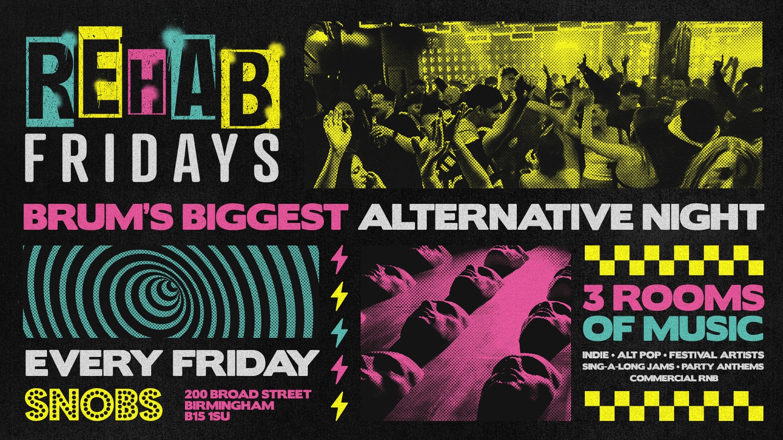 Rehab Friday [TONIGHT] @ Snobs 💥 17/04