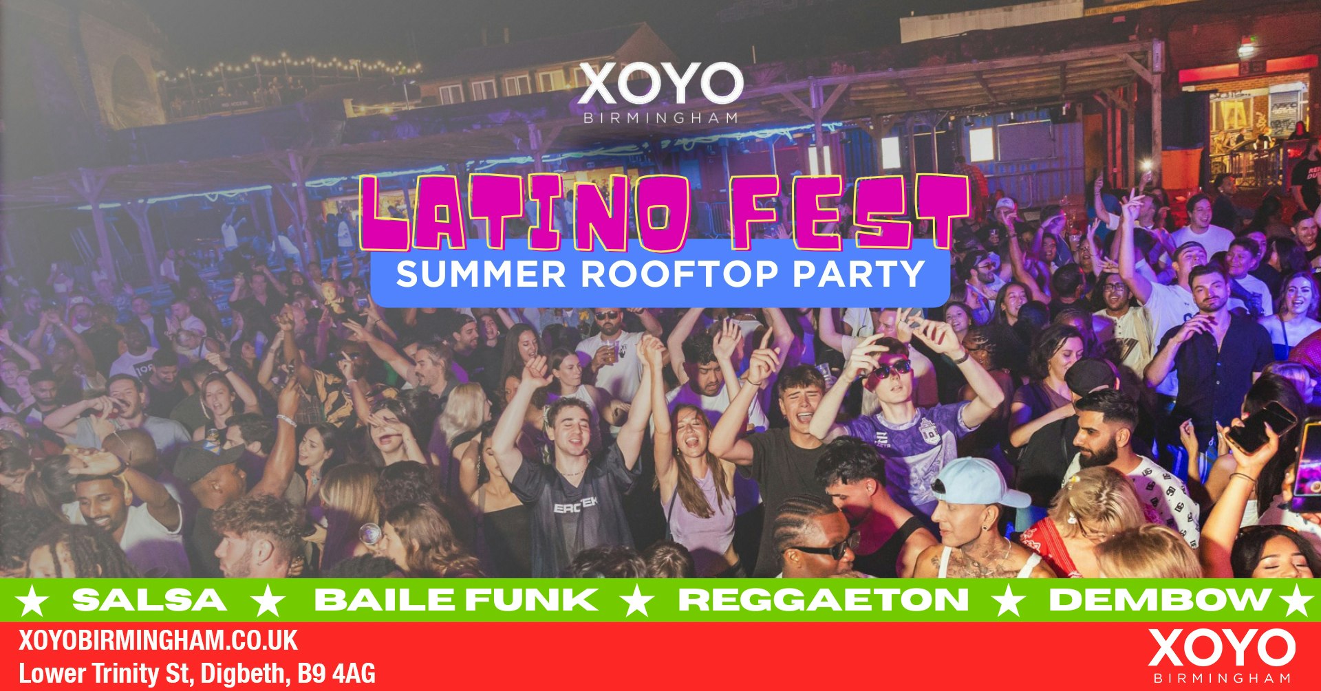Latino Fest Summer Rooftop Party (Birmingham)