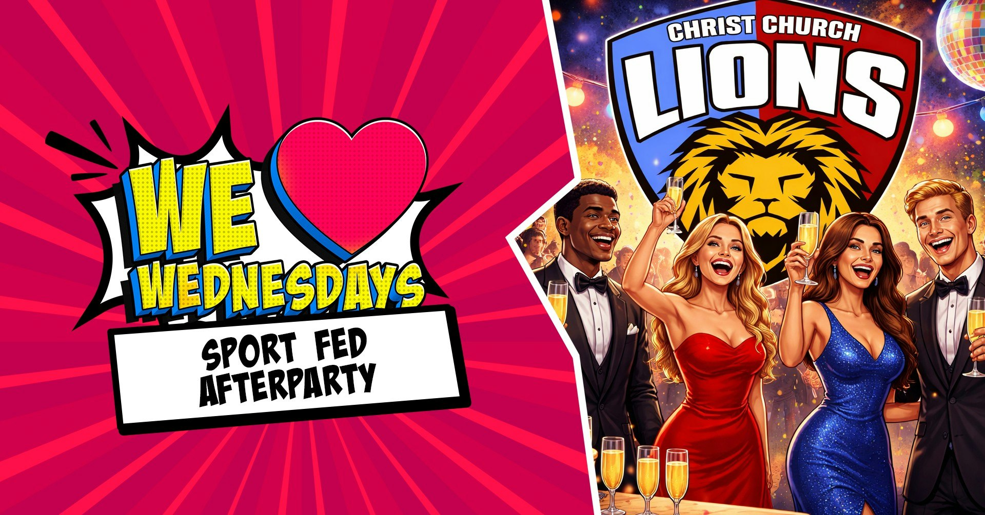 We Love Wednesdays:  🏆 Sports Fed Afterparty 🏆
