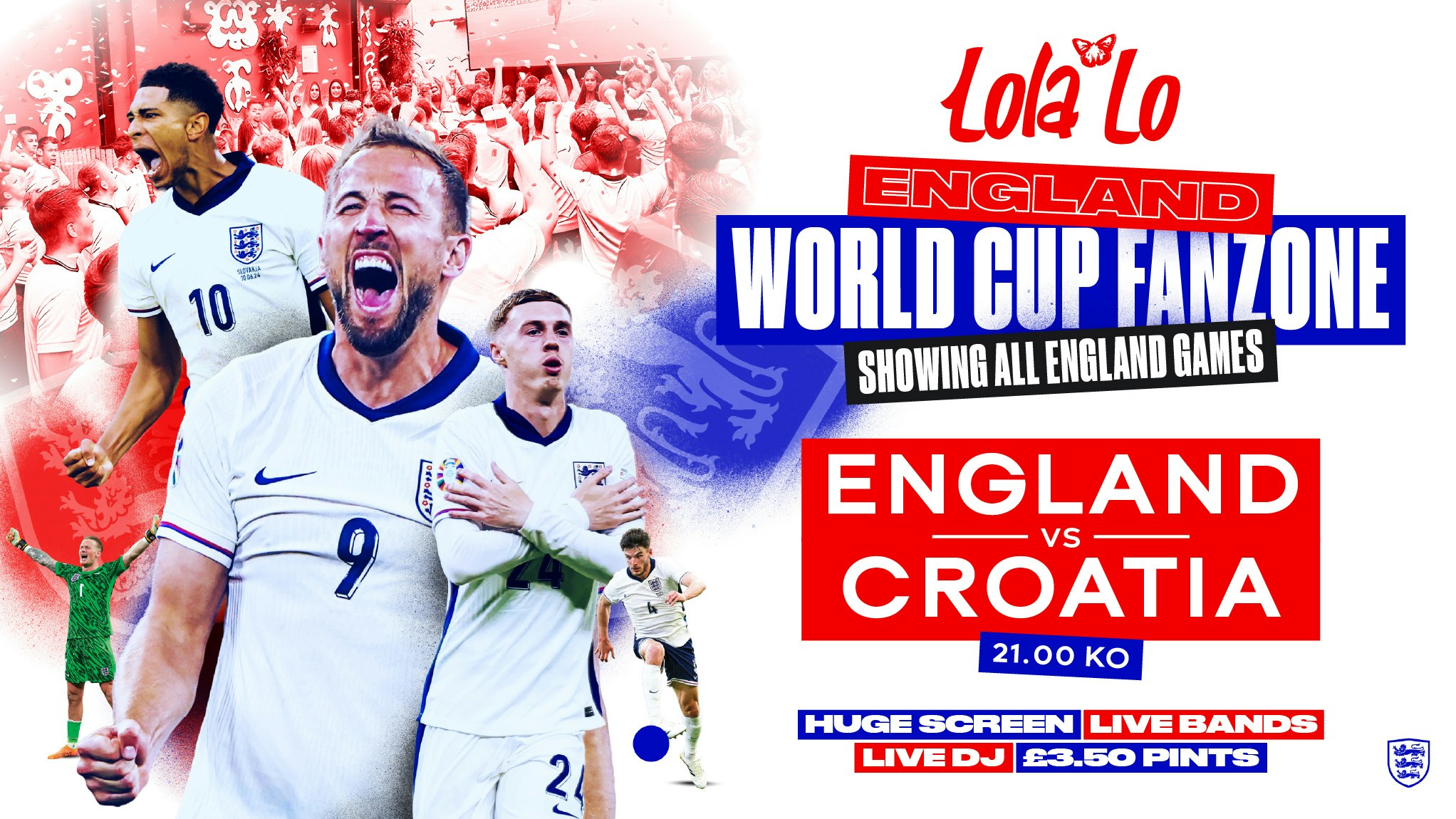 ENGLAND VS CROATIA 🇭🇷 WORLD CUP FAN ZONE⚽️🏆