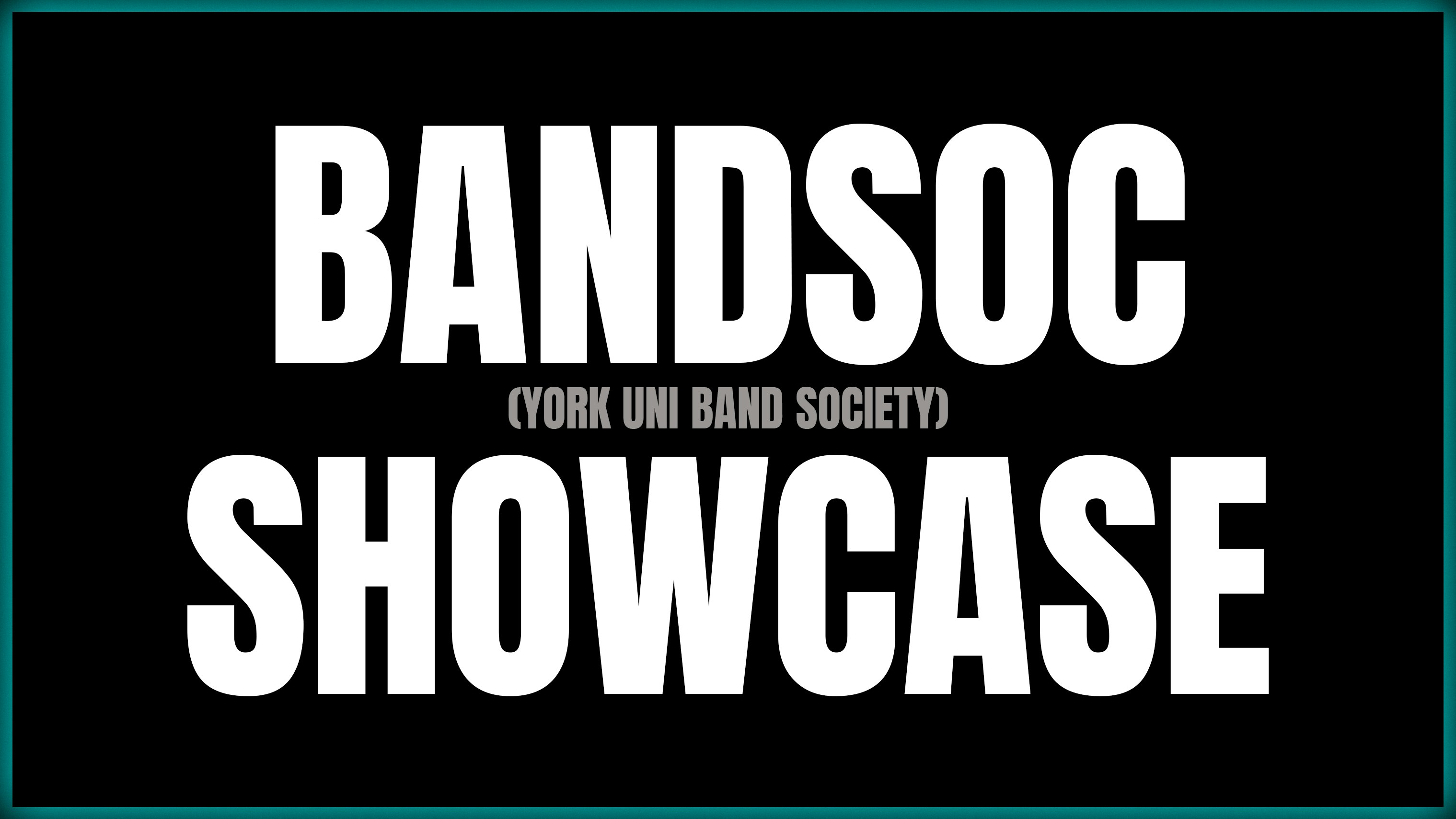 BANDSOC NIGHT