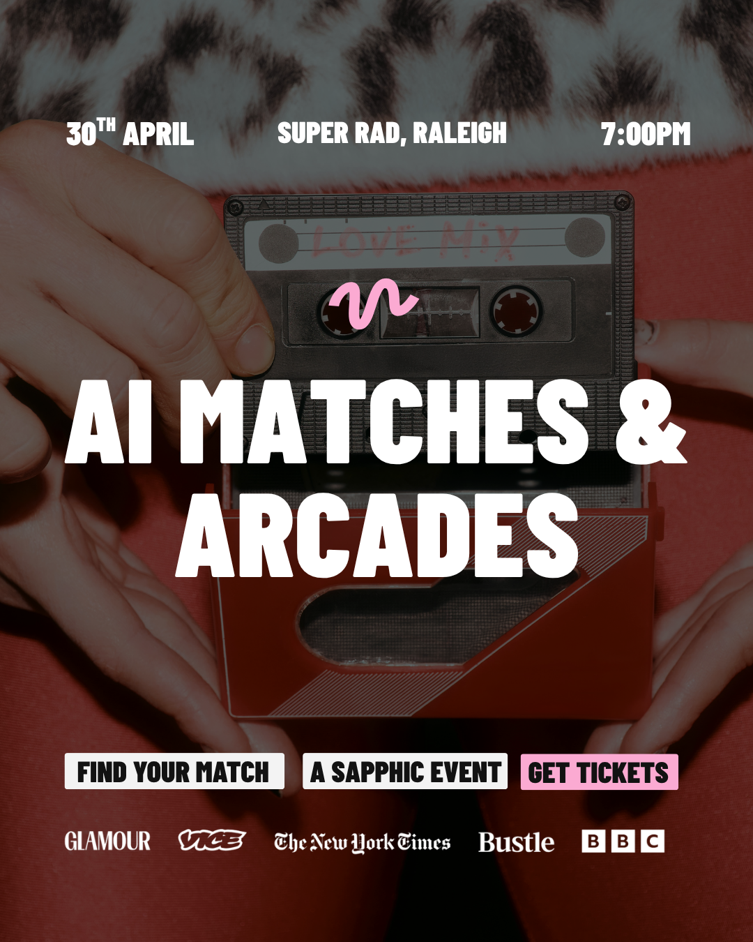 AI Matches & Arcades | Sapphic Singles Night | Raleigh