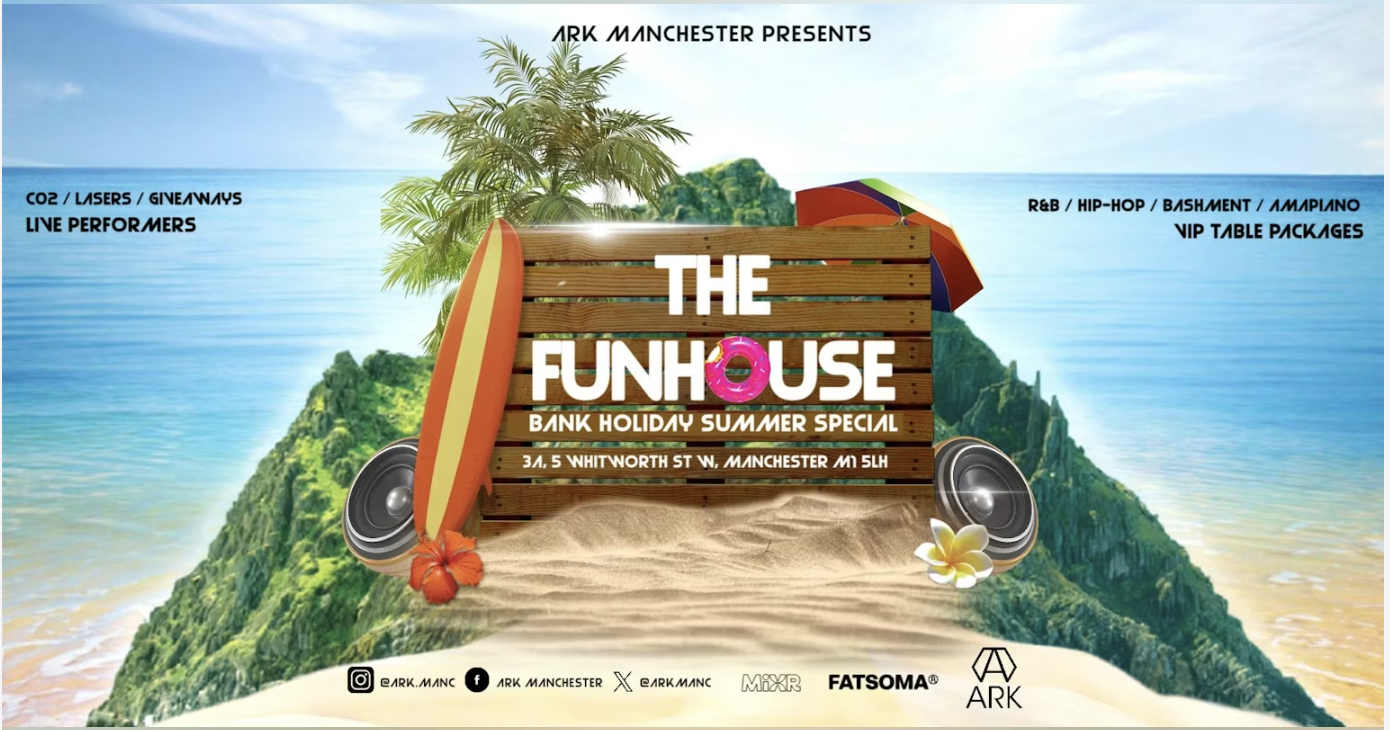 ARK FUNHOUSE BANK HOLIDAY SPECIAL 🌴