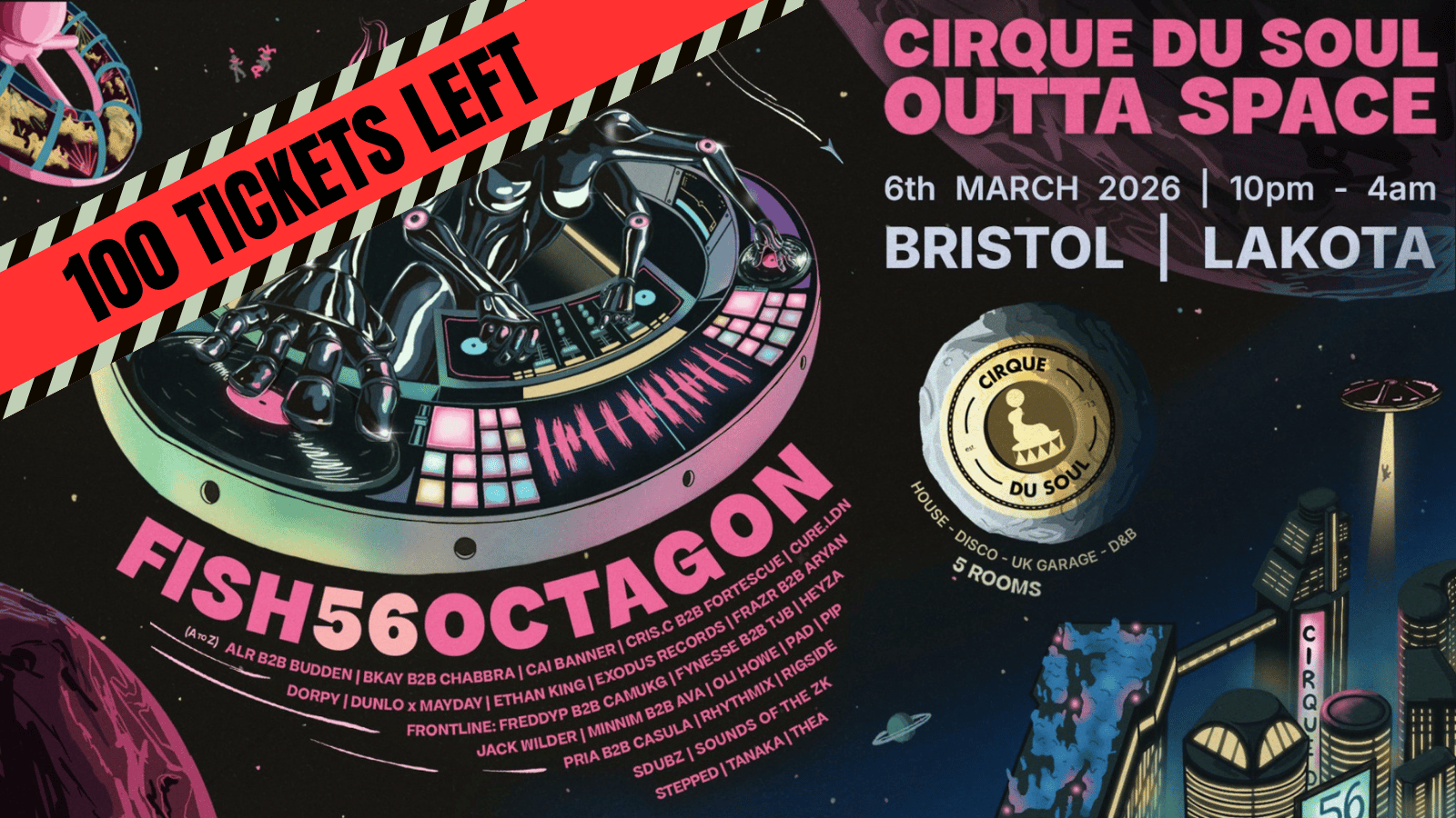 Cirque Du Soul: Bristol // Outta Space