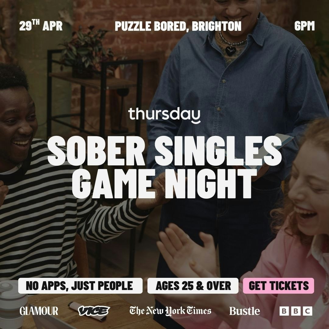 Wednesday | Sober Singles Games Night | Puzzle Bored