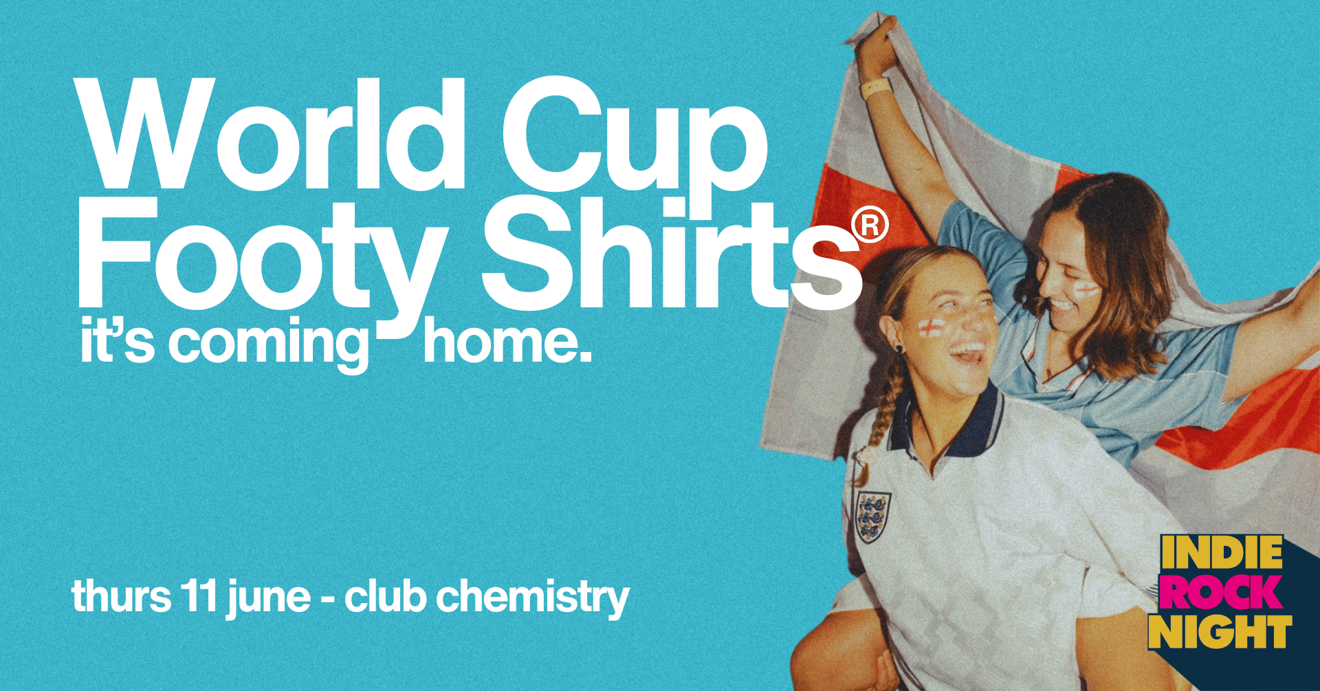 Indie Rock Night ∙ WORLD CUP FOOTY SHIRT SPECIAL 🏆