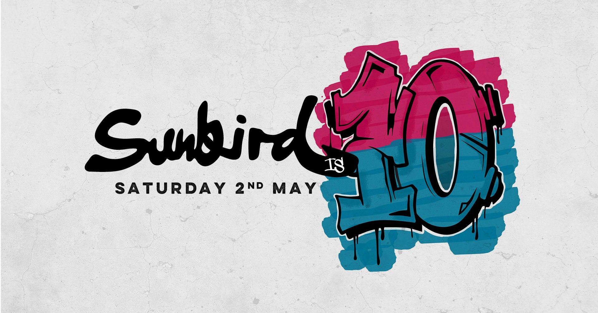 Sunbird is 10 feat Tommy Ball, Sons of Mothers, F3INT, So Called Friends, I Create Deathrays, Naut, Demented Disco – Saturday 2nd May 2026 | Sunbird Records, Darwen